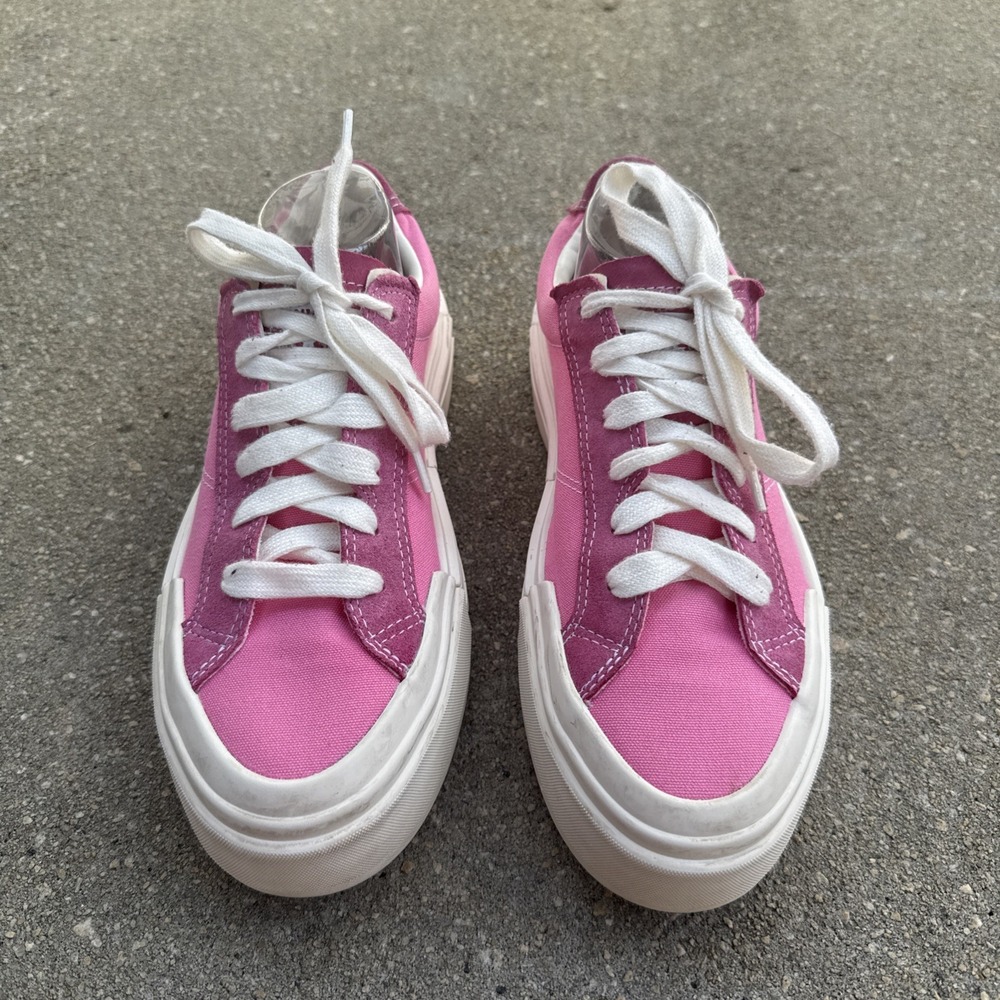 Converse Chuck Taylor All Star Cruise Low Hot Pink Platform Women's Size 9.5
